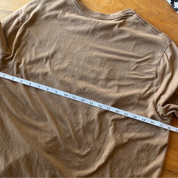 Express Men’s Tan Long Sleeve Shirt Casual Express Logo size XL - Picture 5 of 8